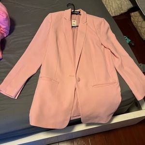 Express light pink blazer